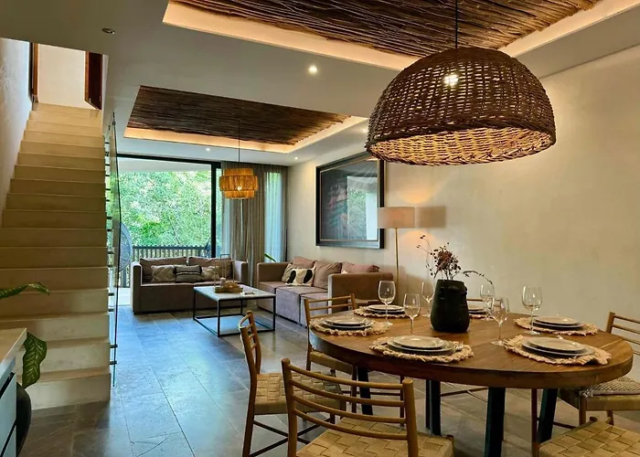 Villa Kataluum- Luxurious Eco-chic Ph With Pool Tulum