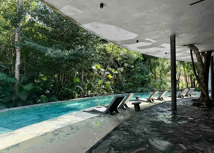 Kataluum- Luxurious Eco-chic Ph With Pool Tulum